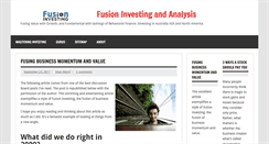 Desktop Screenshot of fusioninvesting.com