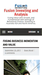 Mobile Screenshot of fusioninvesting.com