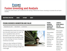 Tablet Screenshot of fusioninvesting.com